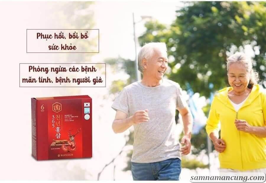 Nước Hồng Sâm Nhung Hươu Linh Chi Hàn Quốc 365 - 20 Gói