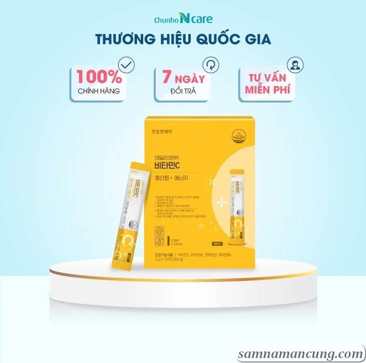 Bột Vitamin C Chunho Thượng Hạng 100 Gói