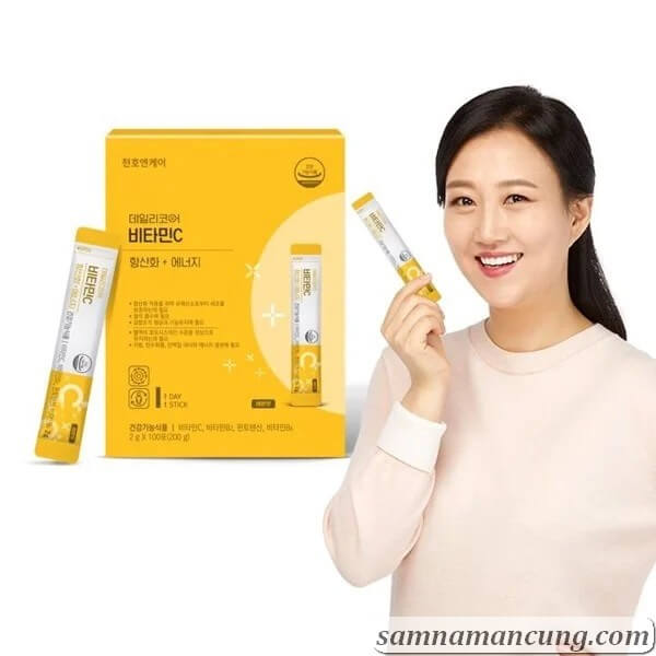 Bột Vitamin C Chunho Thượng Hạng 100 Gói