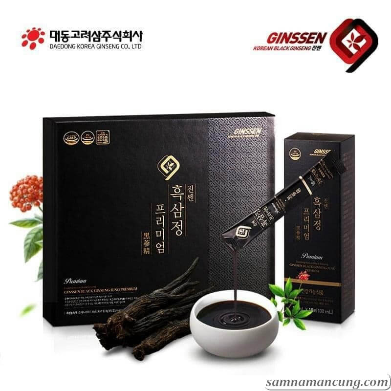 Chiết Xuất Hắc Sâm Daedong Ginssen Premium 10ml x 30 gói