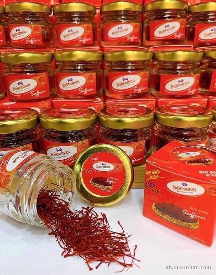  Nhụy hoa nghệ tây Bahraman Saffron Super Negin của Iran