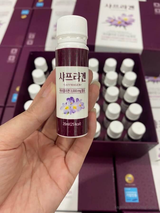 Nước uống nhụy hoa nghệ tây Saffron Collagen 3000mg chính hãng Hàn Quốc